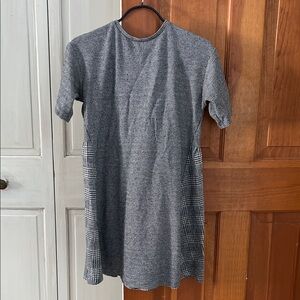 Zara Gray Short Sleeve Mini Dress